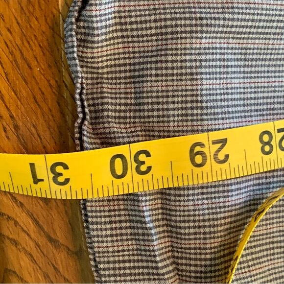 EDDIE BAUER 100% COTTON MENS XXL GRAY BUTTON UP DOUBLE CHEST POCKETS SHIRT. - Picture 11 of 12